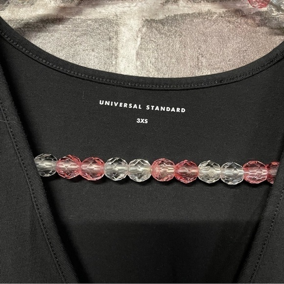 Universal Standard Geneva asymmetrical Dress black - Picture 3 of 7